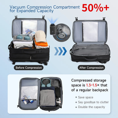 Tigernu Vacuum Compression Backpacks Men Travel