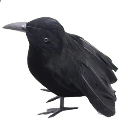 Realistic Artificial Crows Party Ornament Halloween Decorations