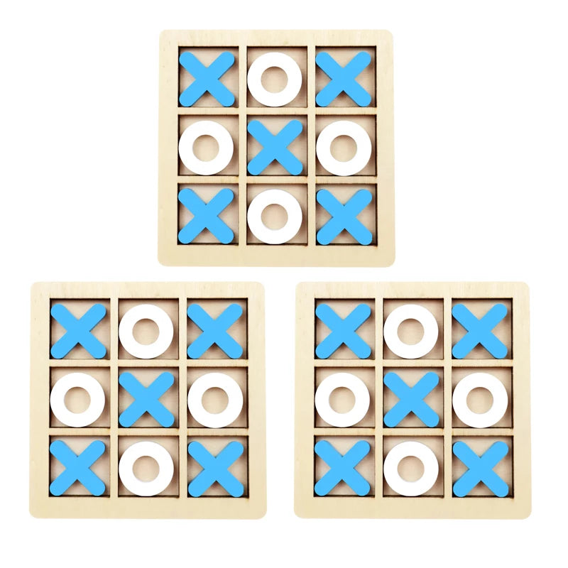 Montessori Play Game Wooden Toy Mini Chess Interaction Puzzle