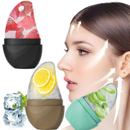 Silicone Facial Ice Roller Mold Reusable Ice Cube Tray
