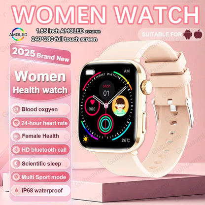 New Women Men AI Smart Diagnosis Watch HRV+PPG Blood Pressure