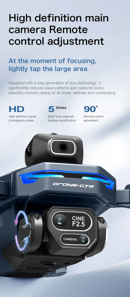 New GT8 Drone GPS 8K Professional HD 360° Dual Cameras