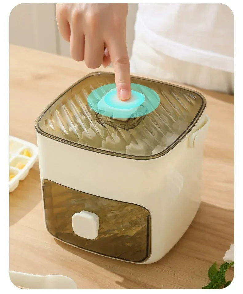 48 Grid Ice Cube Mold Reusable Refrigerator Ice Maker One-touch