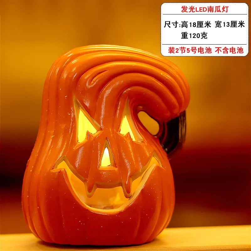 1Pc Decorative Pumpkin Halloween Props Lantern