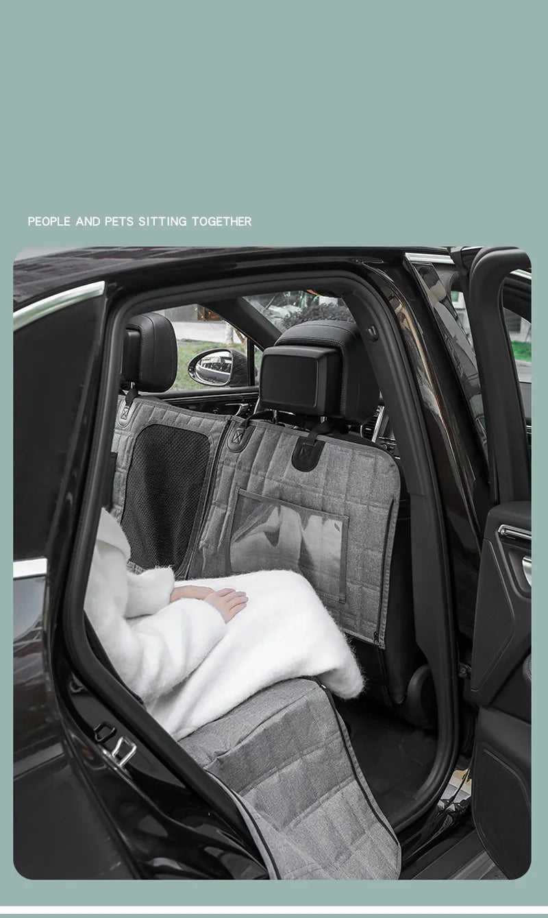 Dog Car Seat Cover Waterproof Dog Carriers Travel Mat Hammock