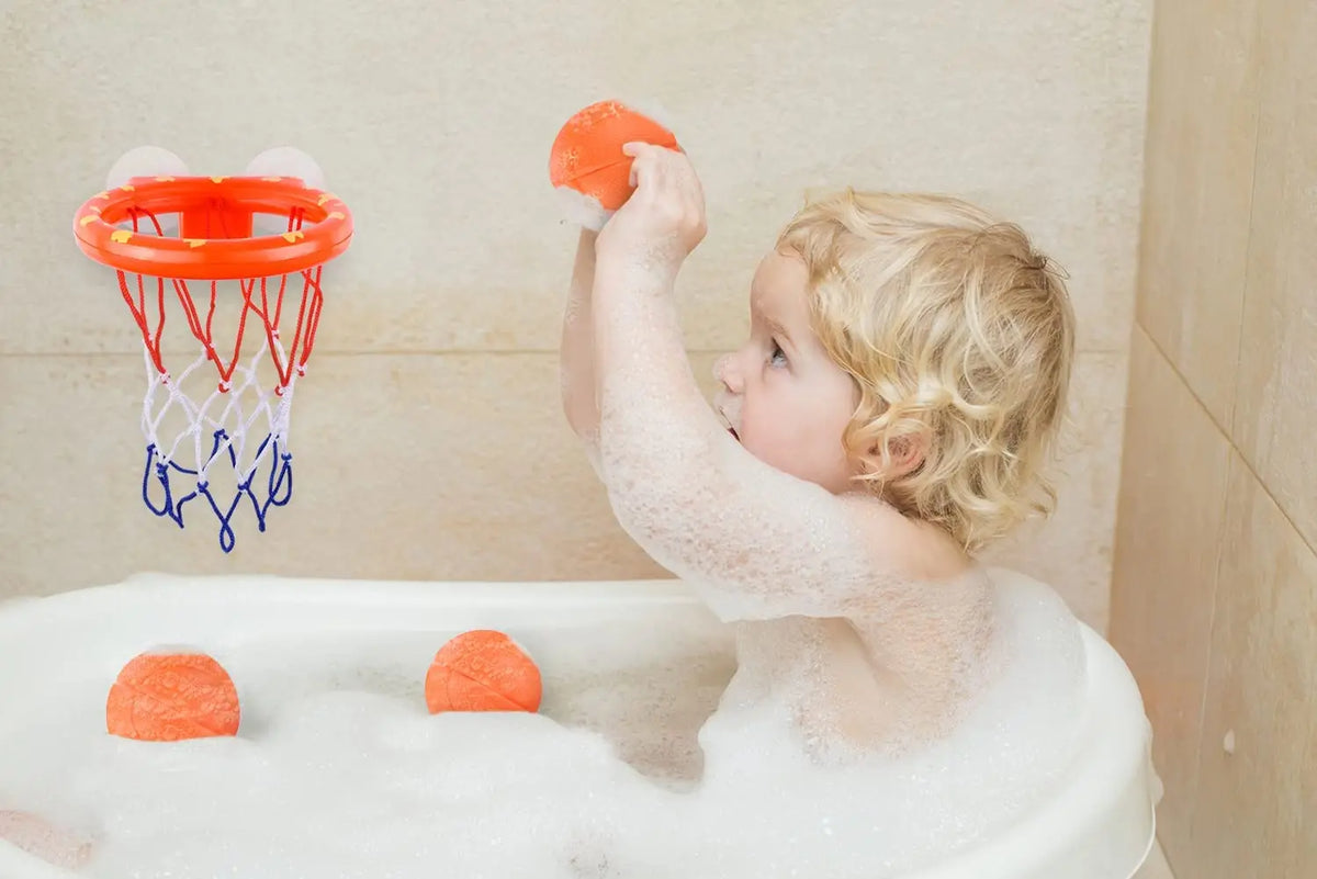 Bathroom Suction Cup Basketball Frame Playing Water