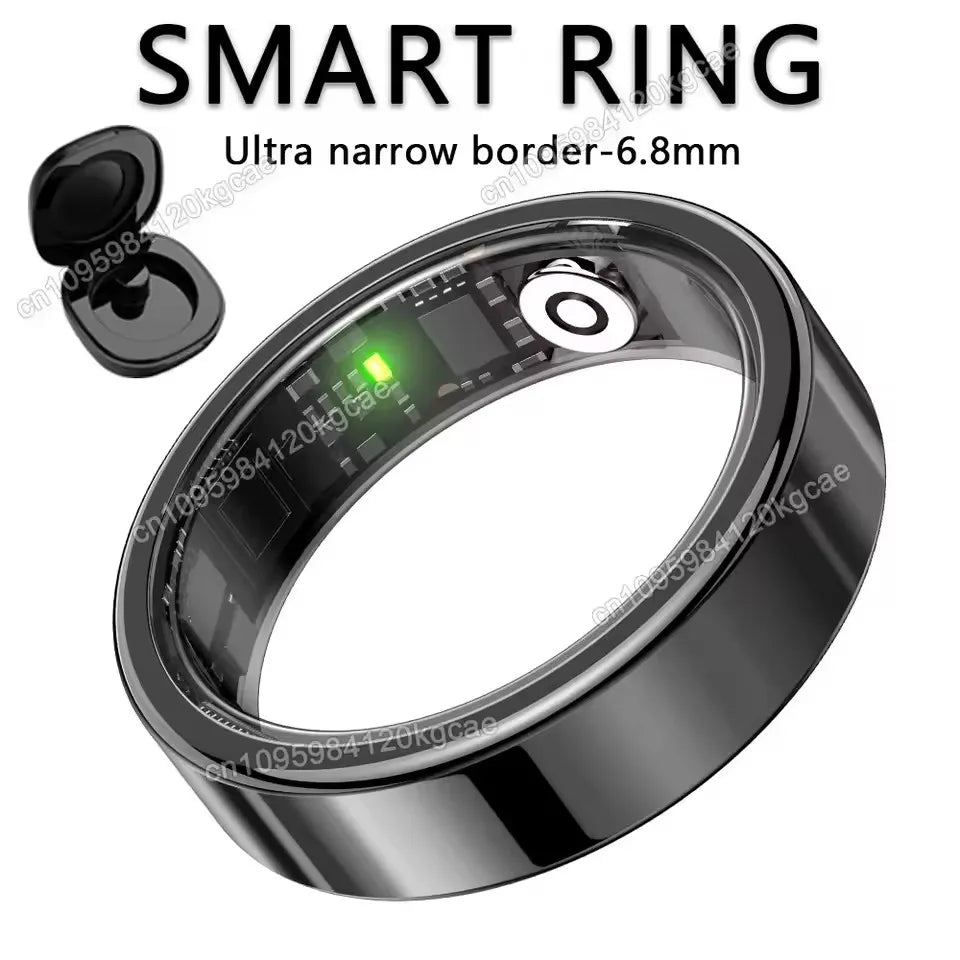 New Smart Ring Heart Rate Blood Pressure Sleep Monitoring