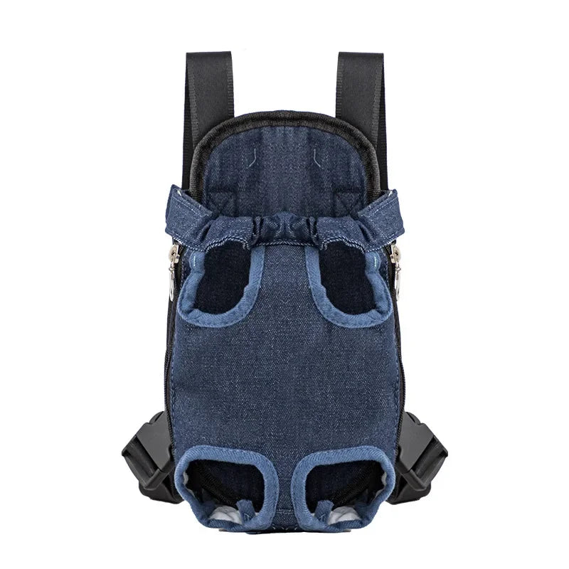 Adjustable Cat Carrier Bag Pet Double Shoulder Backpack