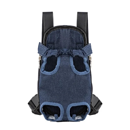 Adjustable Cat Carrier Bag Pet Double Shoulder Backpack