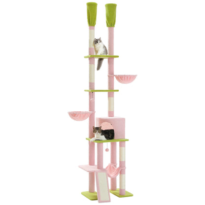 Cactus Cat Tree Floor to Ceiling Tower Scratching Posts