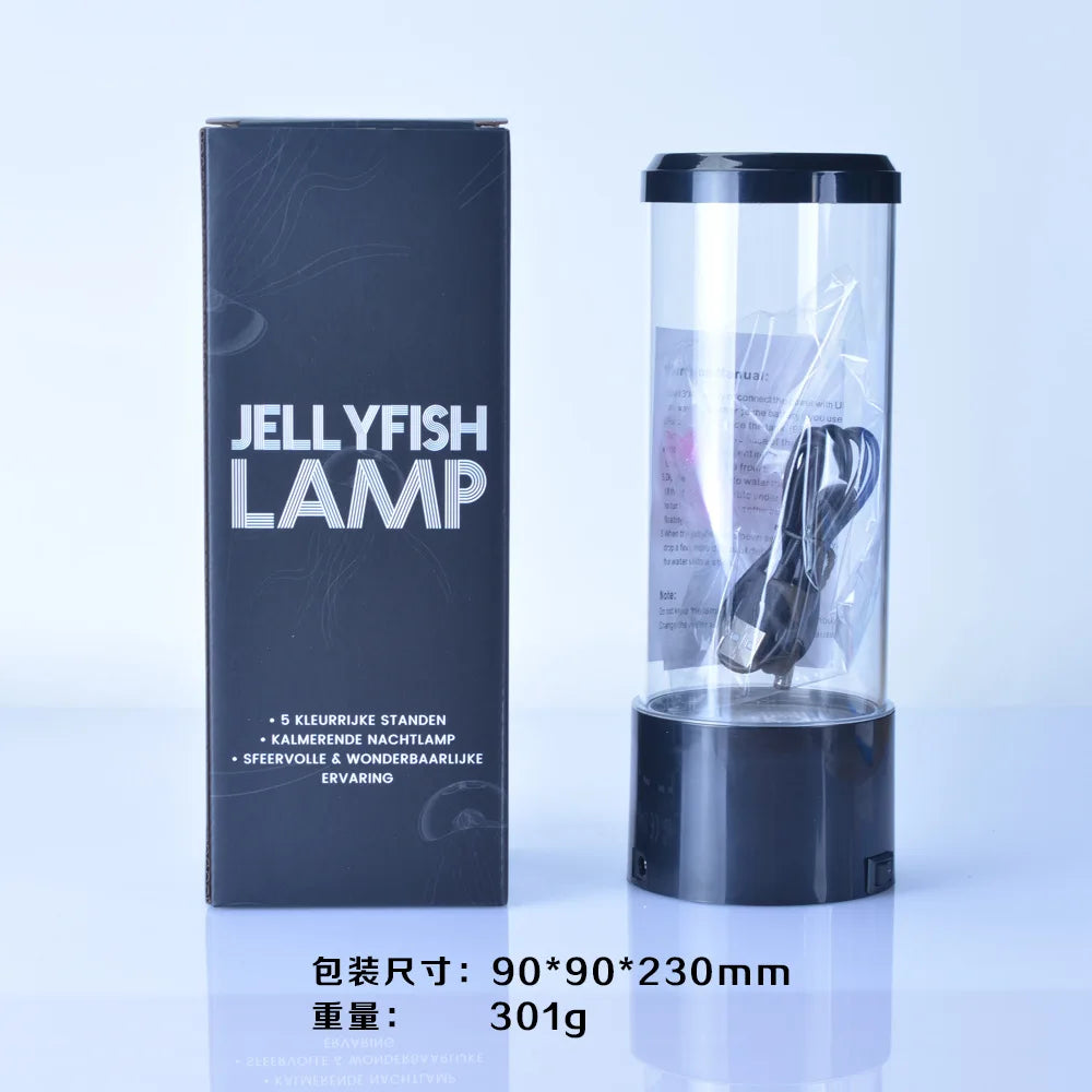 7 Colors Changing LED Jellyfish Lamp USB Battery Operated