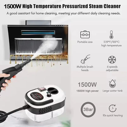 Portable Handheld Steam Cleaner High Temperature Pressurized