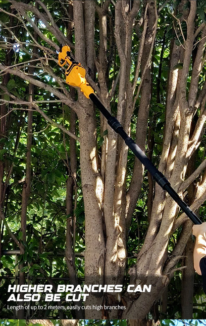 Brushless 1380W Electric Chainsaw Telescoping Pole Pruner