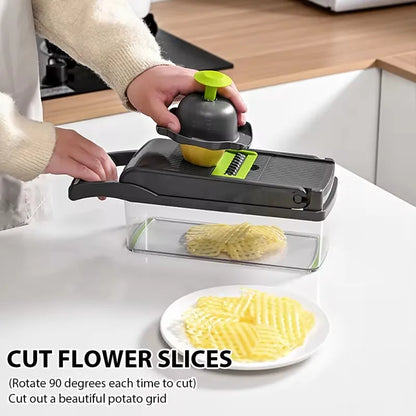 16-in-1 Multifunctional Kitchen Gadget with Vegetable Slicer