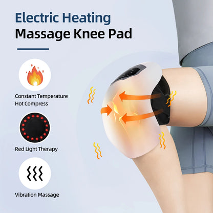 Smart Knee Massager Wireless Electric Heating Red Light