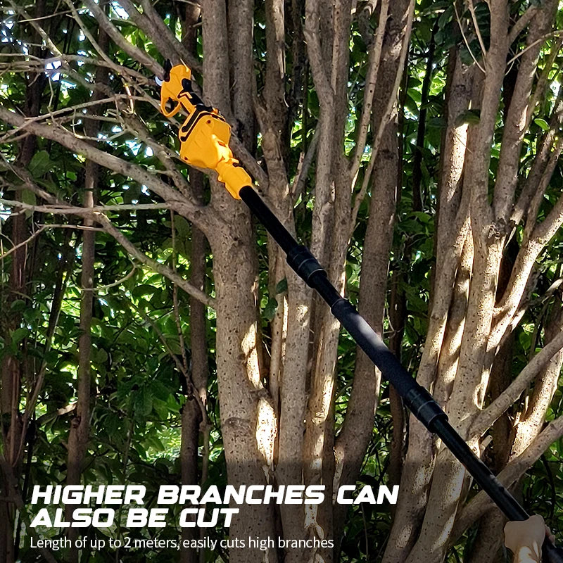 Brushless 1380W Electric Chainsaw Telescoping Pole Pruner