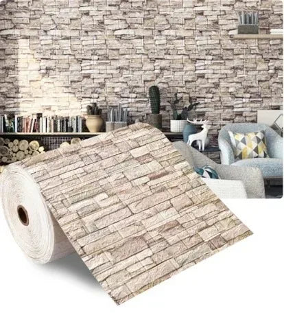 Retro 3D Wall Sticker Imitation Brick Plane Wall Sticker