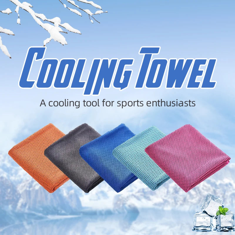 Instant Cooling Sports Towels - Reusable Ice Towels