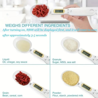 Mini Spoon Scale Digital Kitchen Scale Electronic LCD Food Scale