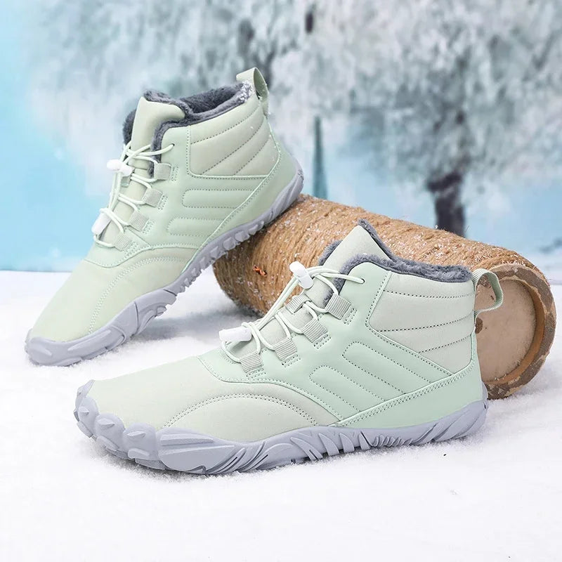 Men Plush Winter Boots Shoes Women Waterproof Snow Cotton Boots
