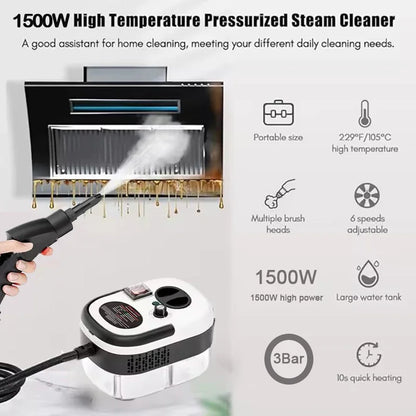 Portable Handheld Steam Cleaner High Temperature Pressurized