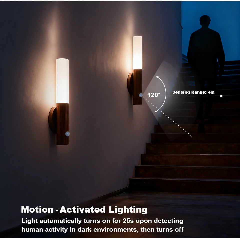 LED Intelligen Sense Light Magnetic Charging Imitation