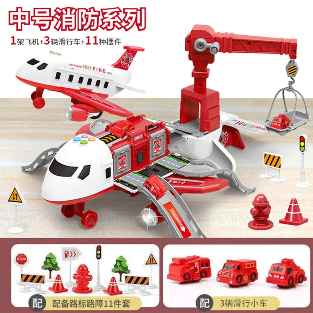 Large Spray Inertia Airplane Toy for Children Transport