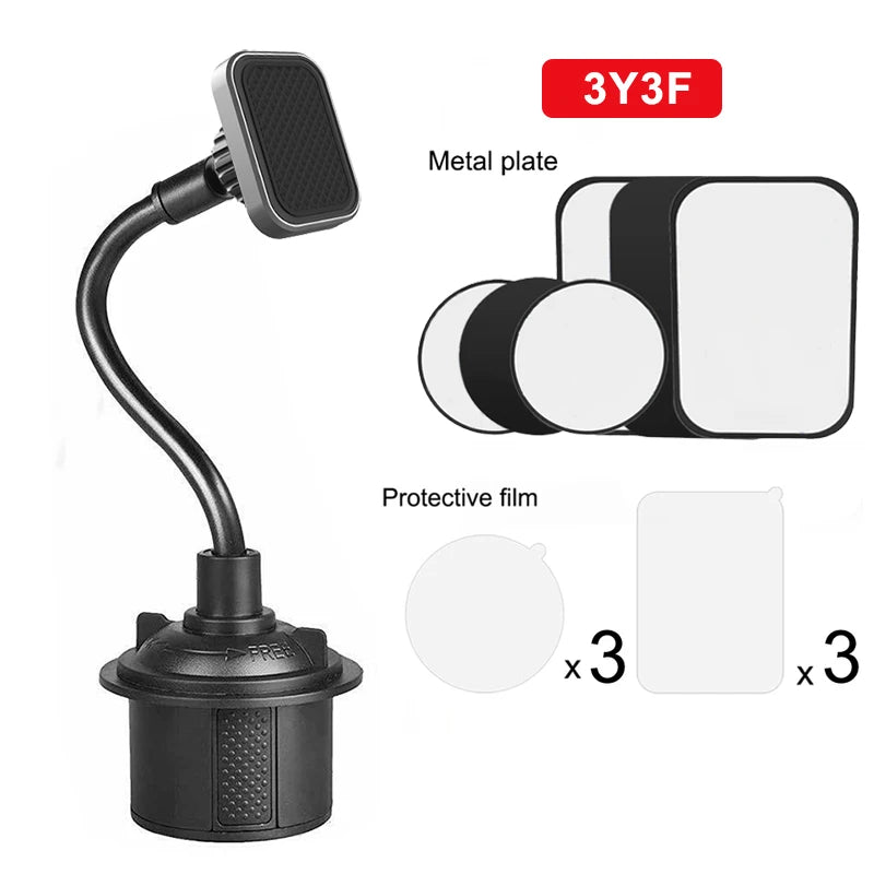 Magnetic Cup Holder Phone Mount Flexible Magnets Mount
