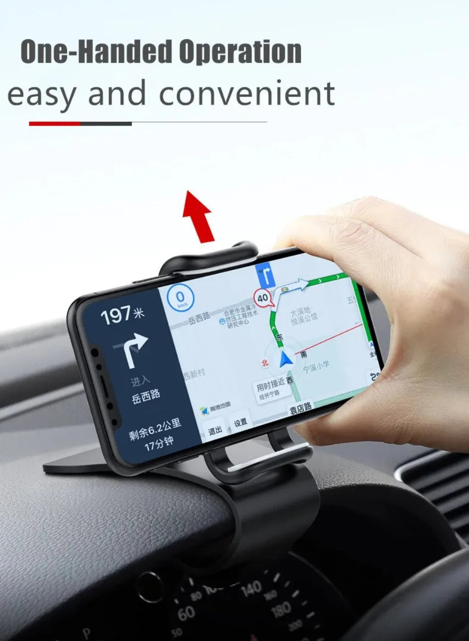 Universal Car Phone Holder Stand Dashboard Car Clip Mount