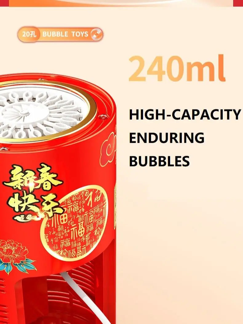 20 holes Fireworks bubble machine bubble blower