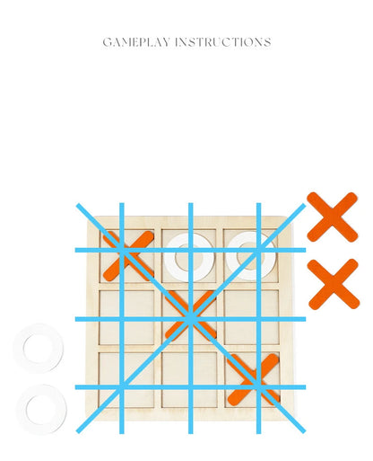 Montessori Chess Play Wooden Jigsaw Toy Game Interaction