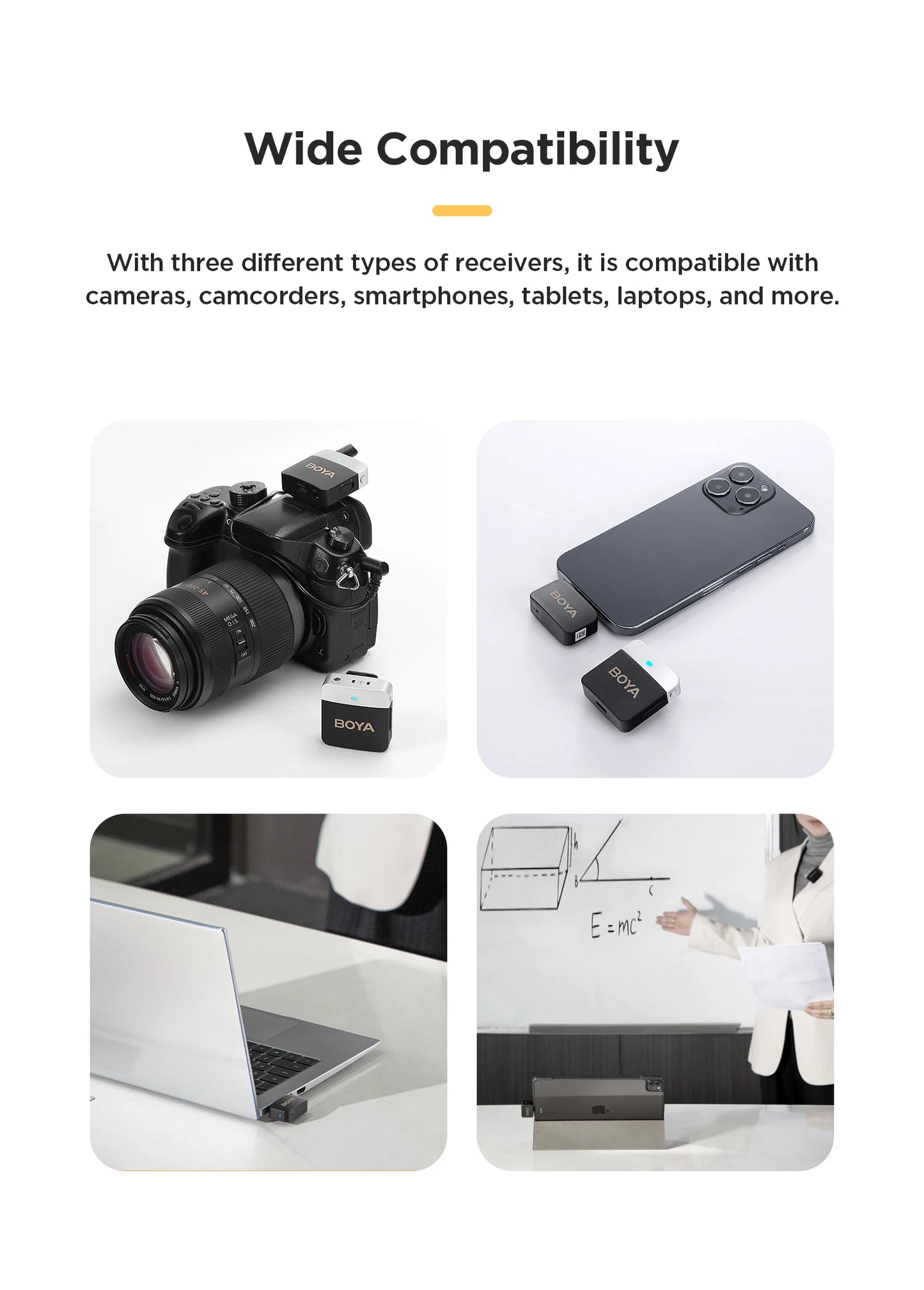BOYA BY-M1V Wireless Lavalier Microphone