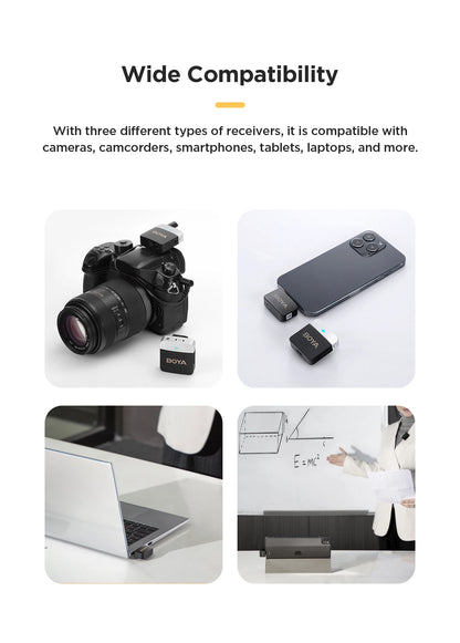 BOYA BY-M1V Wireless Lavalier Microphone