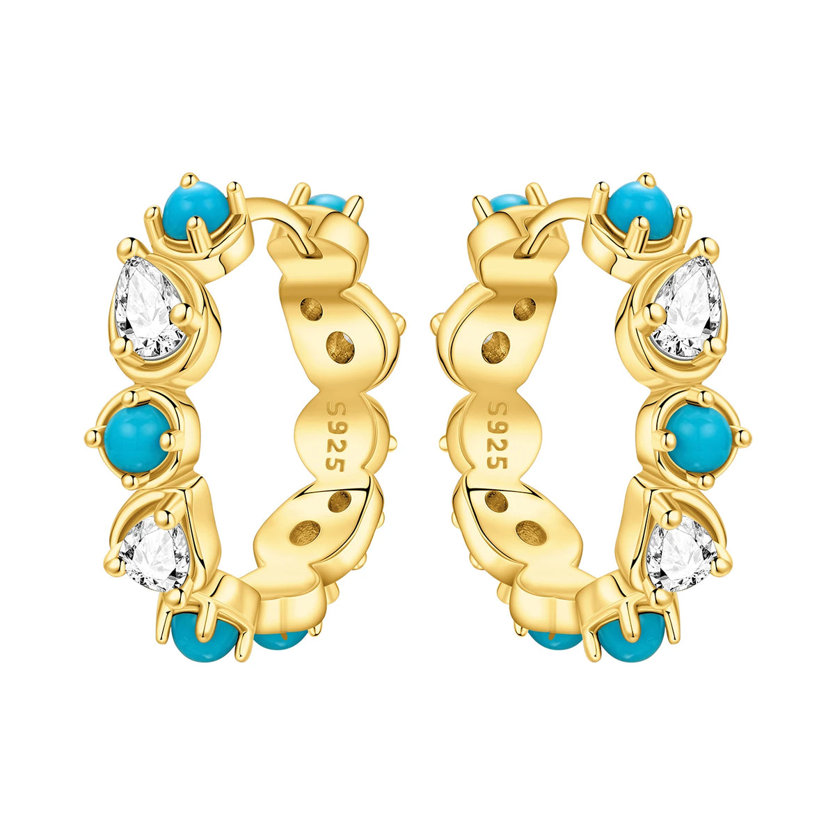 New 925 Sterling Silver 18K Gold Plated Cherry Blossom Butterfly