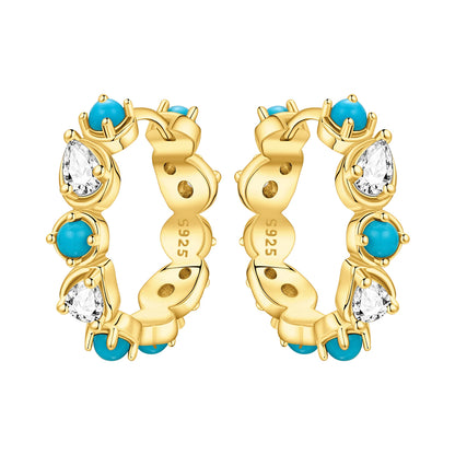 New 925 Sterling Silver 18K Gold Plated Cherry Blossom Butterfly