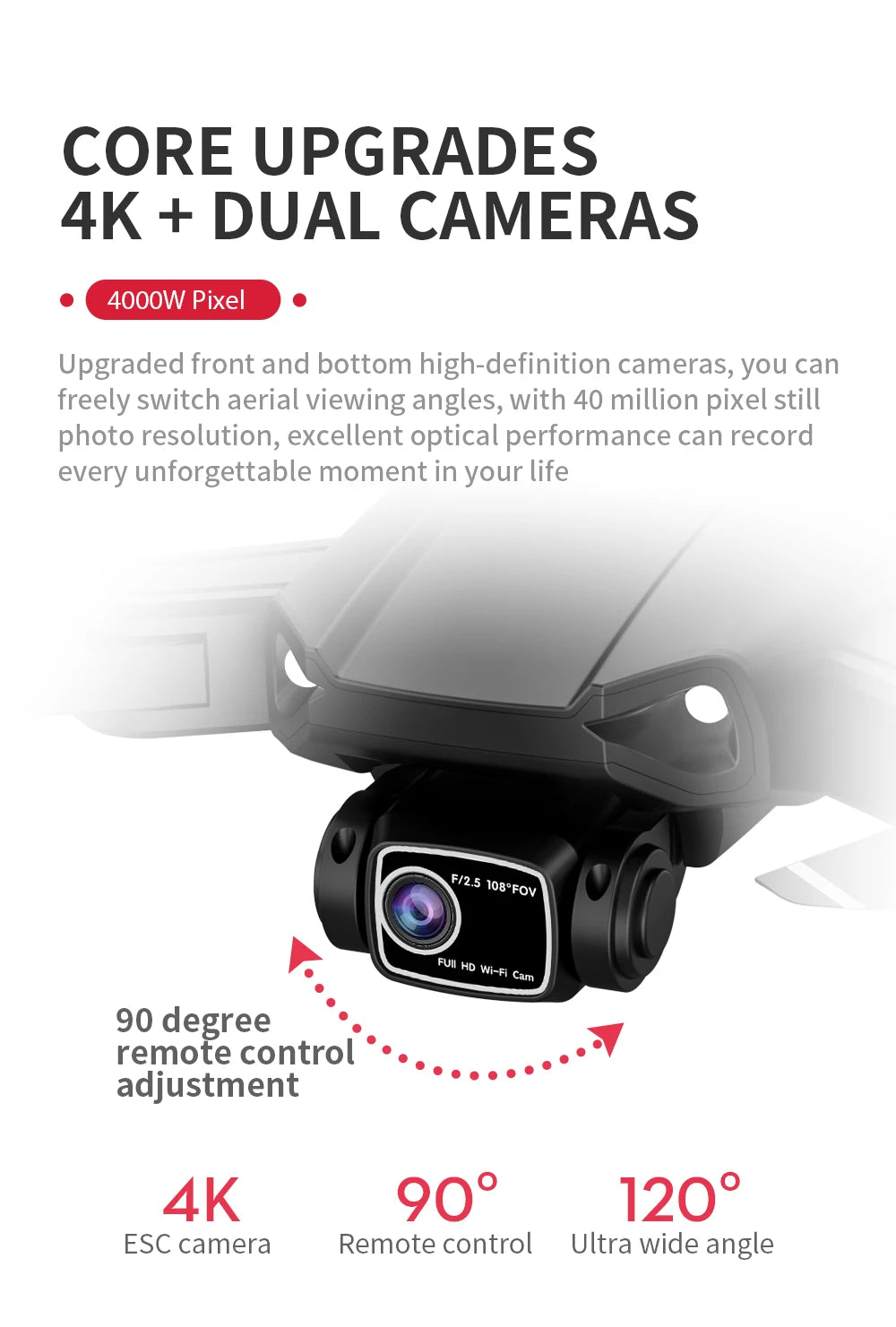 Professional Drone 5G WIFI Aerial Photography Helicopters