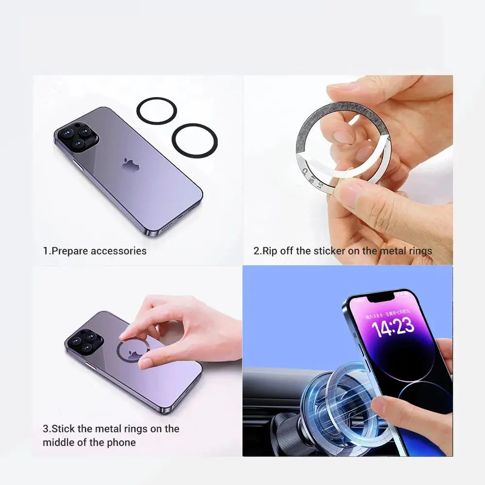 For Magsafe Phone Holder Magnetic Car CD Slot Mount Support