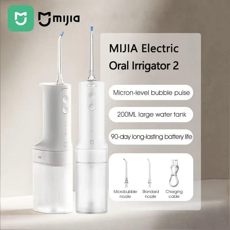 NEW MIJIA Electric Oral Irrigator 2 MEO705 Portable Water Flosser