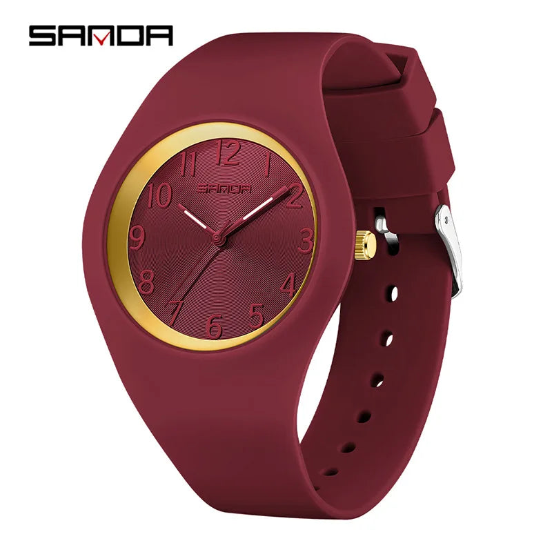 Simple Luxury Student Quartz Watch Clock Gift Outdoor