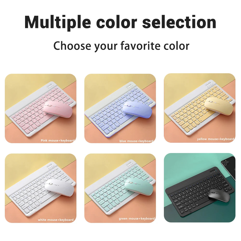 Ultra-Slim Bluetooth-compatible Keyboard Portable Mini Wireless
