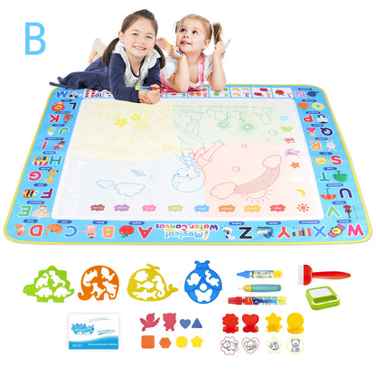 Magic Water Drawing Mat Coloring Doodle Painting Board