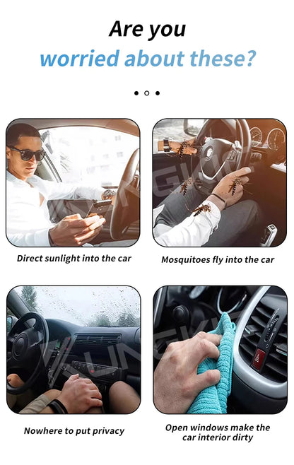 Magnetic Car Sunshade For Fiat Front Windshield Curtain