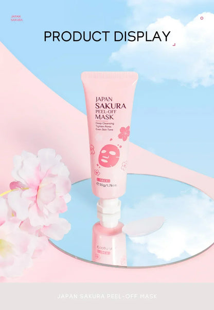 Cherry Blossom Peel Off Mask ,Hydrating & Deep Cleansing