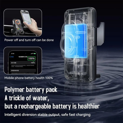 Car Wireless Charger Magnetic Auto Car Holder Phone Mount