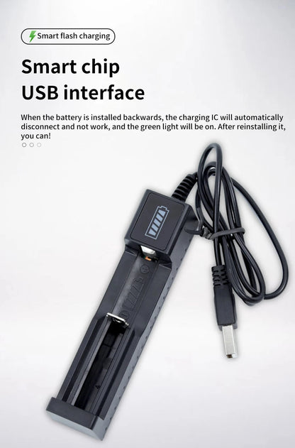 Battery Charger Rechargeable Lithium Battery USB Charger
