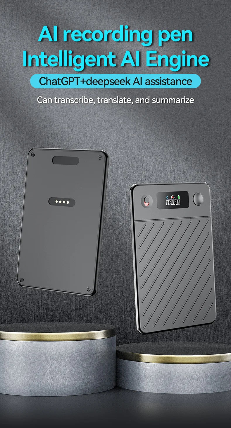A3 ChatGPT-4 AI Voice Recorder Audio App Phone Call Record