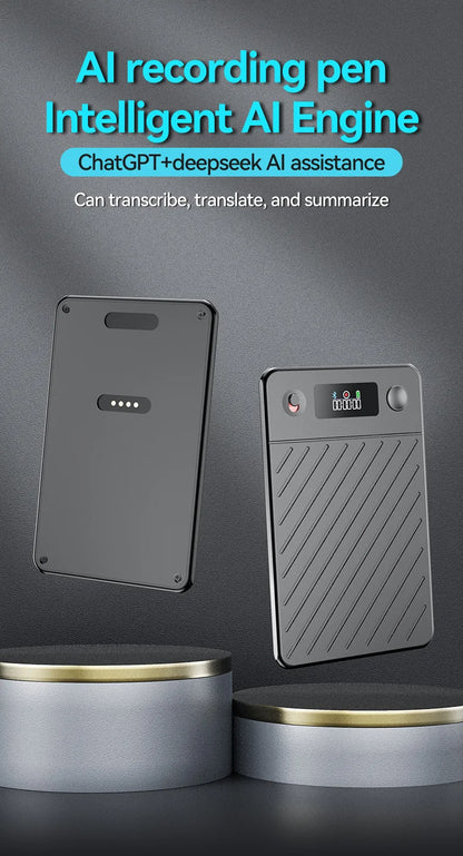A3 ChatGPT-4 AI Voice Recorder Audio App Phone Call Record