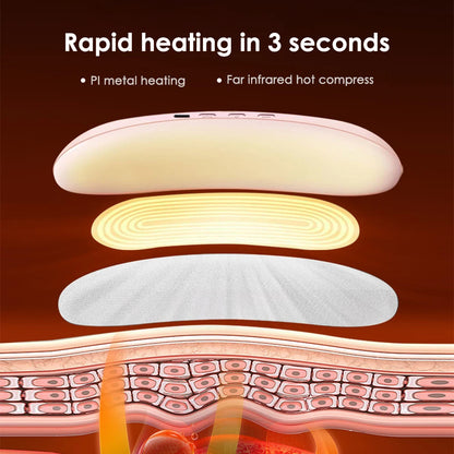 Portable Heated Massage Belt Menstrual Pain Relief