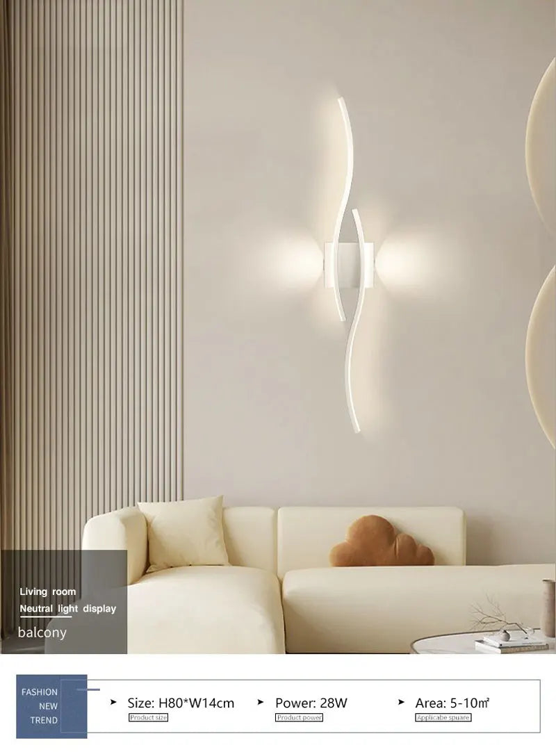 Indoor LED Wall Lights for Bedroom Bedside LED Wall Lamps
