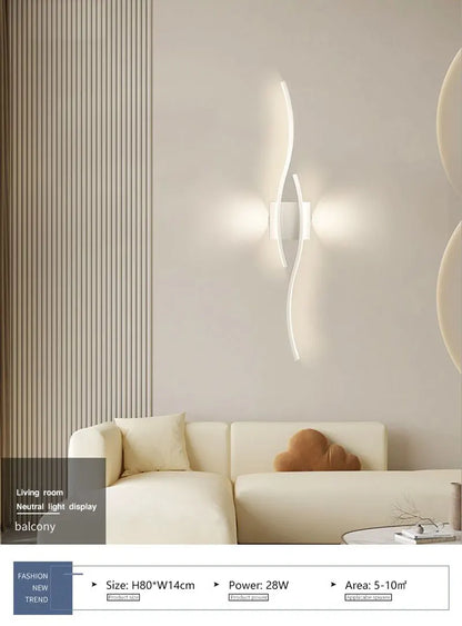 Indoor LED Wall Lights for Bedroom Bedside LED Wall Lamps